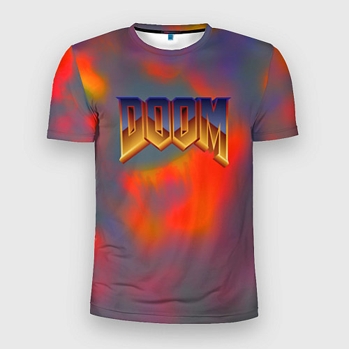 Мужская спорт-футболка Дум планета марс / 3D-принт – фото 1