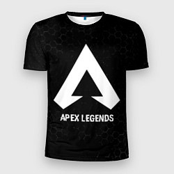 Футболка спортивная мужская Apex Legends glitch на темном фоне, цвет: 3D-принт