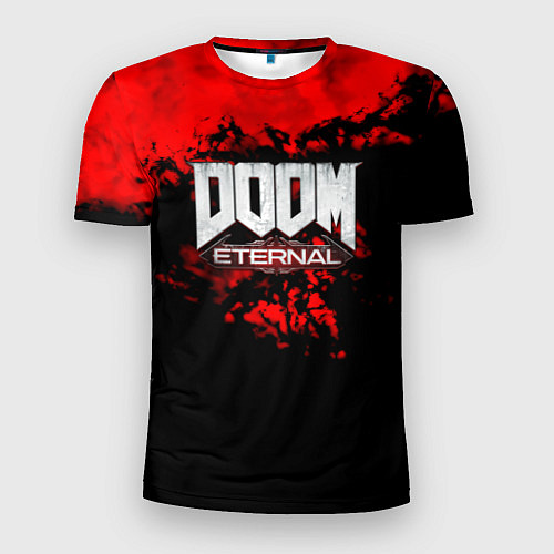 Мужская спорт-футболка Doom blood game / 3D-принт – фото 1