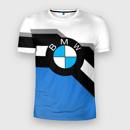 Мужская спорт-футболка Bmw sport geometry / 3D-принт – фото 1