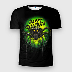 Мужская спорт-футболка Halloween - evil spider