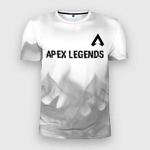 Мужская спорт-футболка Apex Legends glitch на светлом фоне посередине / 3D-принт – фото 1