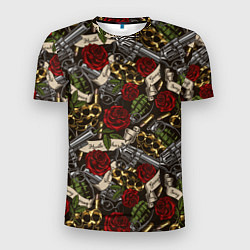 Футболка спортивная мужская Гангстер, цвет: 3D-принт