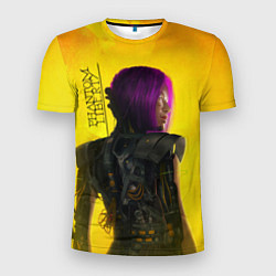 Мужская спорт-футболка Cyberpunk 2077: Songbird