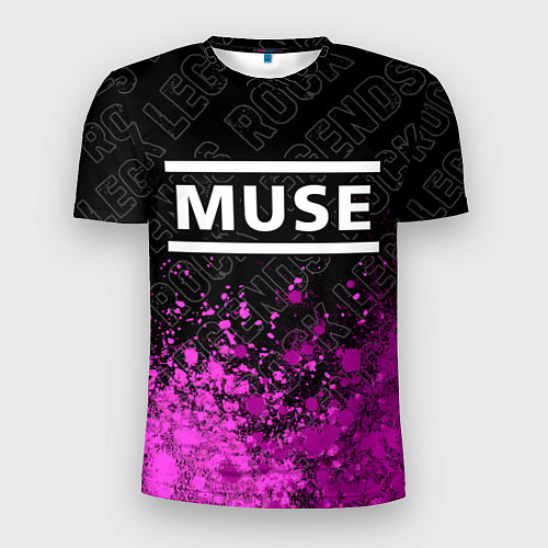 Мужская спорт-футболка Muse rock legends посередине / 3D-принт – фото 1