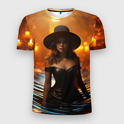 Мужская спорт-футболка Красавица ведьма