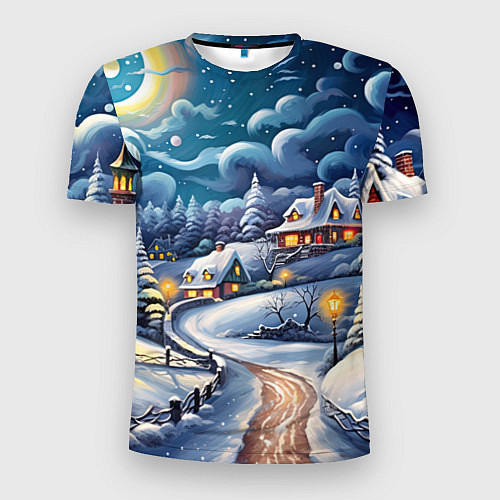 Мужская спорт-футболка Новогоднее настроение / 3D-принт – фото 1