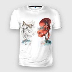 Мужская спорт-футболка Хуа Чен и Се Лянь бег Благословение Небожителей