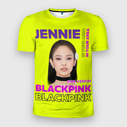 Мужская спорт-футболка Jennie - певица Blackpink