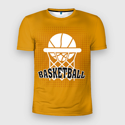 Мужская спорт-футболка Basketball - кольцо и мяч / 3D-принт – фото 1