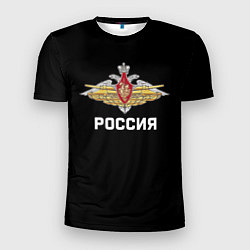 Мужская спорт-футболка Армия России герб