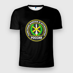 Футболка спортивная мужская Ракетные войска РФ, цвет: 3D-принт