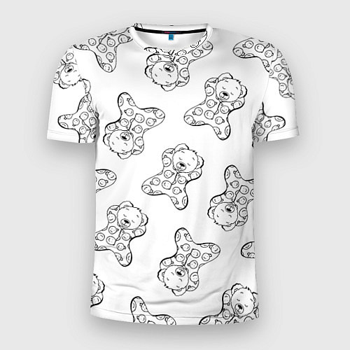 Мужская спорт-футболка Сончас у медвежат - раскраска / 3D-принт – фото 1