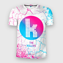 Мужская спорт-футболка The Killers neon gradient style