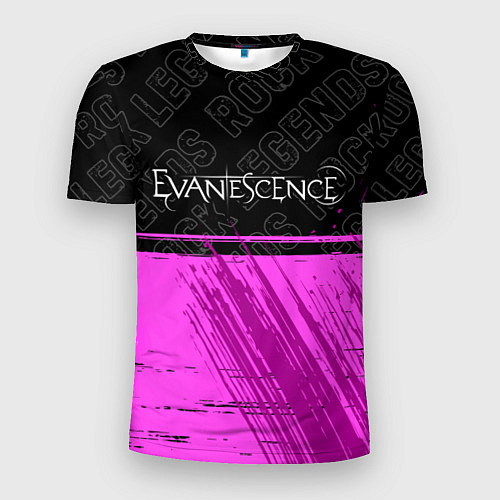 Мужская спорт-футболка Evanescence rock legends посередине / 3D-принт – фото 1
