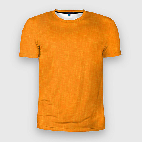 Мужская спорт-футболка Жёлто-оранжевый текстура однотонный / 3D-принт – фото 1