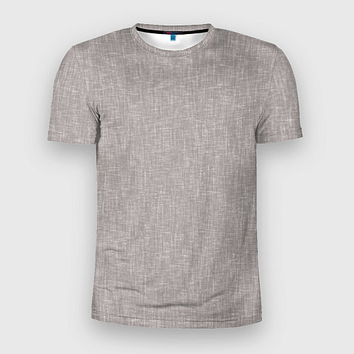 Мужская спорт-футболка Текстура серо-бежевый однотонный / 3D-принт – фото 1