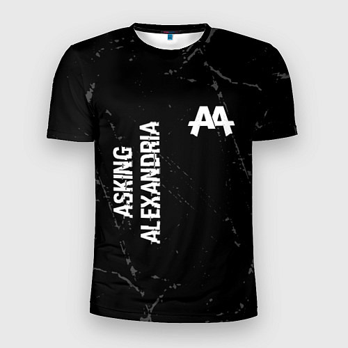 Мужская спорт-футболка Asking Alexandria Glitch / 3D-принт – фото 1