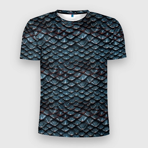Мужская спорт-футболка Dragon scale pattern / 3D-принт – фото 1