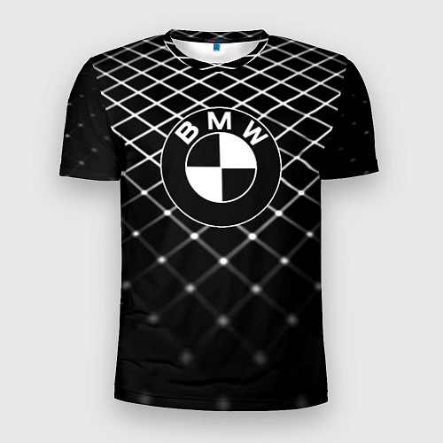 Мужская спорт-футболка BMW спортивная сетка / 3D-принт – фото 1