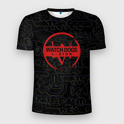 Мужская спорт-футболка Watch Dogs hack