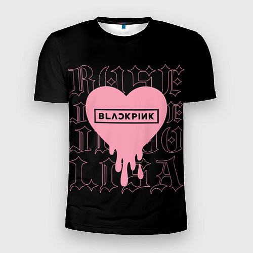 Мужская спорт-футболка Blackpink: Jisoo Jennie Rose Lisa / 3D-принт – фото 1