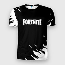Мужская спорт-футболка Fortnite fire flame