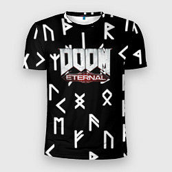 Мужская спорт-футболка Doom Eternal mars symbol demon