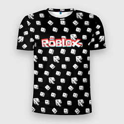 Мужская спорт-футболка Roblox pattern game