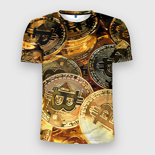Мужская спорт-футболка Золото цифровой эры / 3D-принт – фото 1