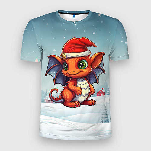 Мужская спорт-футболка Символ нового 2024 года дракон / 3D-принт – фото 1