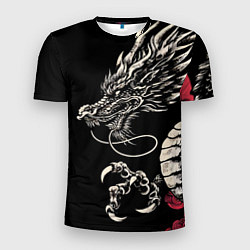 Мужская спорт-футболка Japanese dragon - irezumi - art