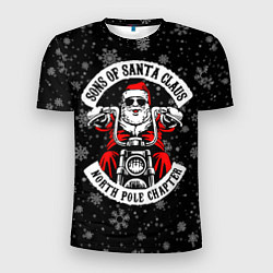 Мужская спорт-футболка Sons of Santa Claus north pole chapter