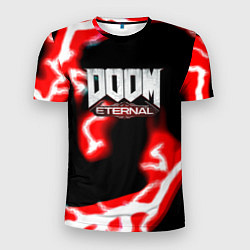 Мужская спорт-футболка Doom eternal storm