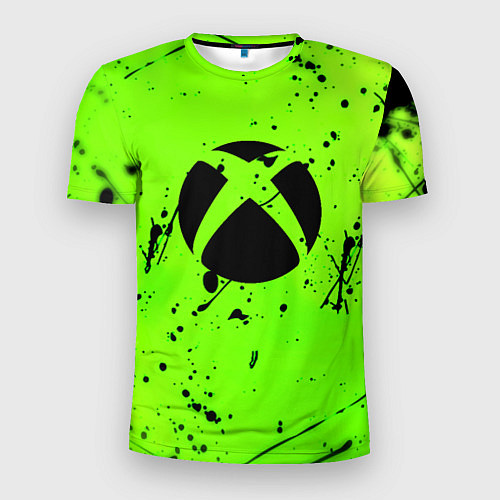 Мужская спорт-футболка Xbox кислотный стиль / 3D-принт – фото 1