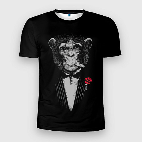 Мужская спорт-футболка Monkey business / 3D-принт – фото 1