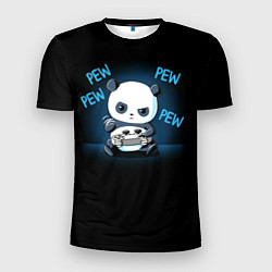 Мужская спорт-футболка Panda gamer