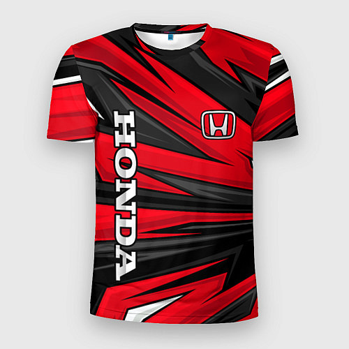 Мужская спорт-футболка Red sport - honda / 3D-принт – фото 1