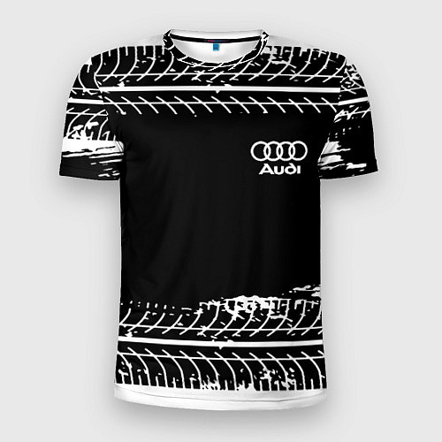 Мужская спорт-футболка Audi sportcolor / 3D-принт – фото 1