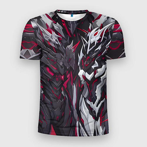 Мужская спорт-футболка Адская броня / 3D-принт – фото 1