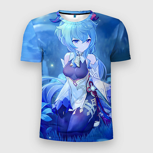 Мужская спорт-футболка Genshin Impact Гань Yu / 3D-принт – фото 1