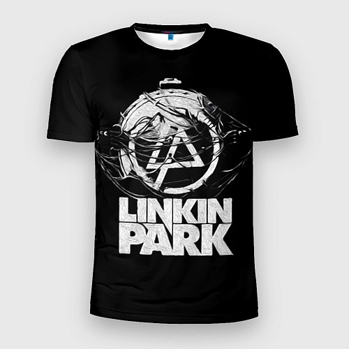 Мужская спорт-футболка Linkin Park рэп-метал / 3D-принт – фото 1