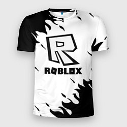 Футболка спортивная мужская Roblox fire games, цвет: 3D-принт