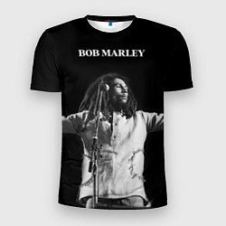Мужская спорт-футболка Боб Марли музыкант