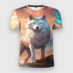 Мужская спорт-футболка Небесная волчица