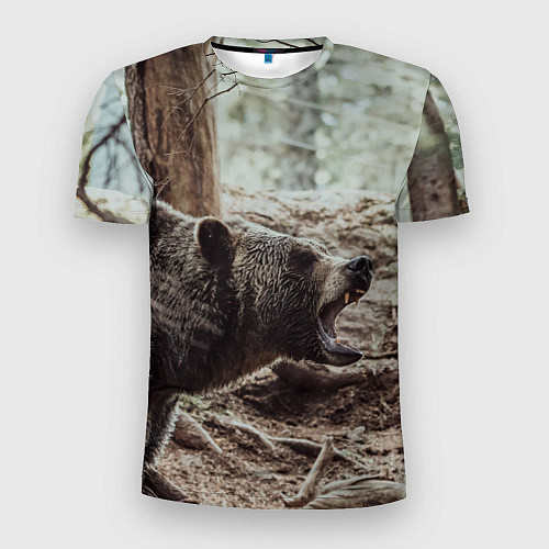 Мужская спорт-футболка Bear / 3D-принт – фото 1
