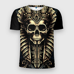 Мужская спорт-футболка Золотой череп Египетского фараона