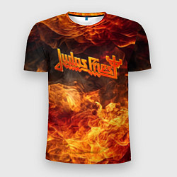 Мужская спорт-футболка Fire - Judas Priest