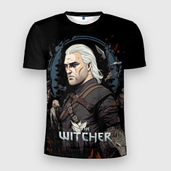 Мужская спорт-футболка Ведьмак иллюстрация
