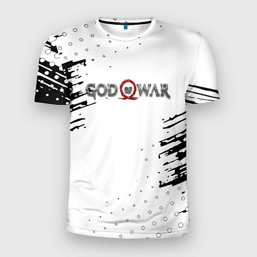 Мужская спорт-футболка God of war краски стрипс / 3D-принт – фото 1